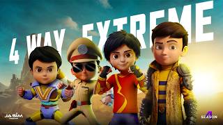 Vir the robot boy vs Singham vs Shiva vs Rudra - 4 way Extreme Battle screenshot 3