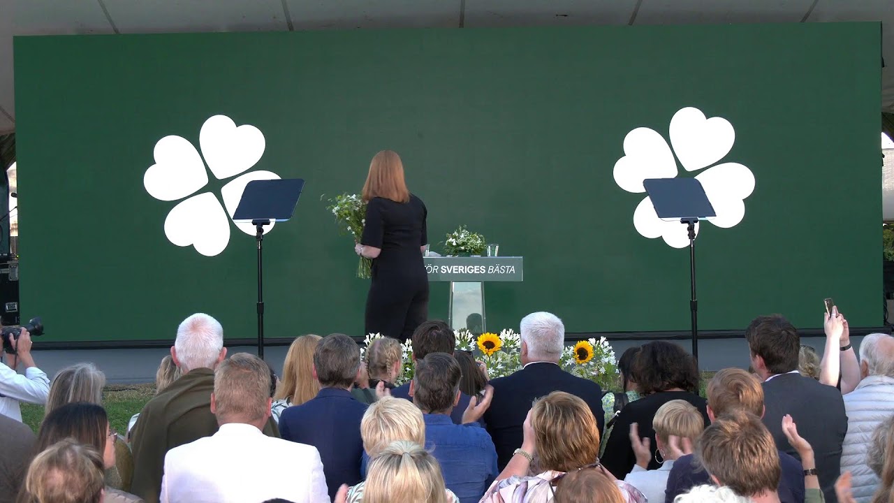 Annie Lööfs Almedalstal