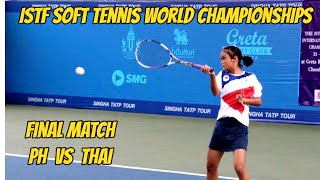 PHILIPPINES VS THAILAND U15 FINAL THE ISTF   WORLD TOUR INTERNATIONAL SOFT TENNIS CHAMPIONSHIPS 2023 screenshot 3