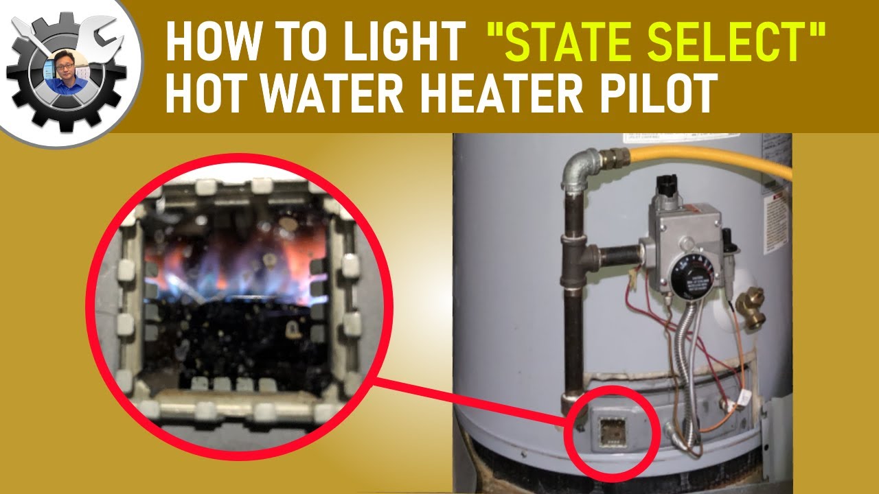 State Select Water Heater Light Codes