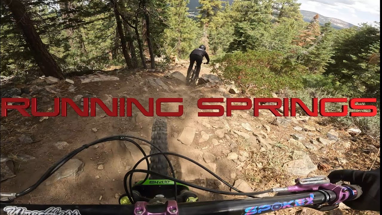Mountain Biking Running Springs Secret Trail / Two GoPro POV's / Aug 9