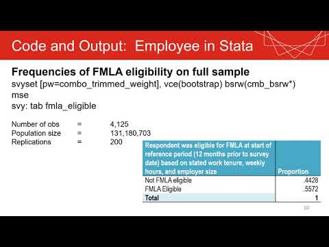 2018 Family and Medical Leave Act (FMLA) Surveys: Orientation to Public Use Files