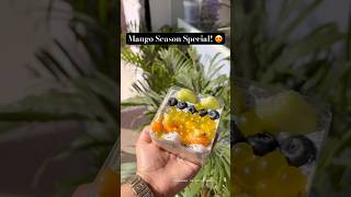 Mango Fruit Açai Bowl! 😍 #delhifood #desserts #healthyfood #viralfood #indianfood #fyp #mangorecipe