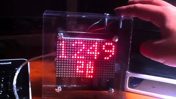 Arduino + Sure 2416 led matrix clock