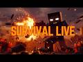 Survival With My Friend LIVE 🔥 #day05 #shortslive #minecraft #mroag