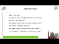 CSS Properties | Web Development Basic | SNS Institutions