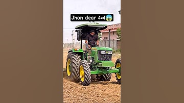 Jhon dear 4x4 5210 👑 17 cultivator full modified 💀💀#new #jhondeer #viralvideo
