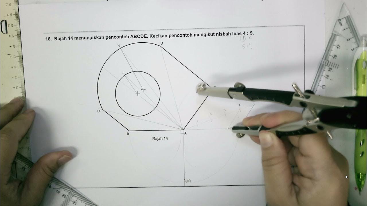 4ST PEMBESARAN DAN PENGECILAN (SOALAN 16) #GRAFIK KOMUNIKASI TEKNIKAL