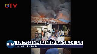 Kebakaran Hebat Hanguskan 32 Rumah di Kota Jambi - BIM 28/07