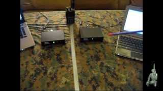 Packet Radio with TNC-X modem