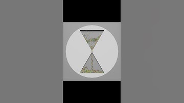 Exploding Hourglass! Amazing Particle Simulation #shorts