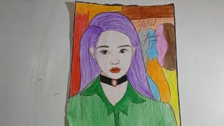 Draw A Girl Easy Simple Drawing Sketch For Beginners Hadia New Drawing