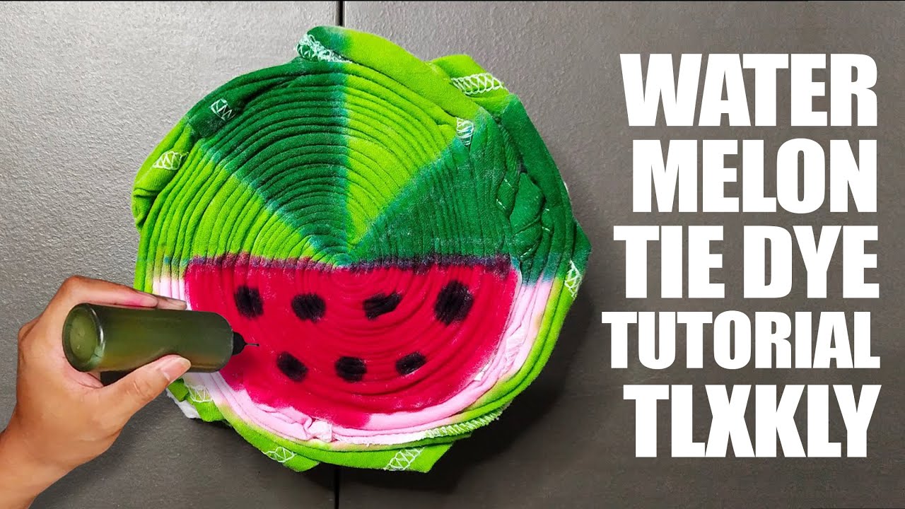 Watermelon Tie Dye Tutorial by Tali at Kulay