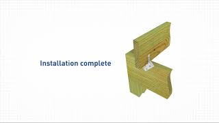 MiTek Deck Hardware - Installing a RT15 Rafter Ties - RT15-TZ