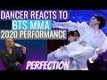 DANCER REACTS TO BTS (방탄소년단) Black Swan Perf. + ON + Life Goes On + Dynamite @ 2020 MMA