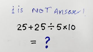 Only 1 in 5 Can Solve This Equation! Most People Get This Math Problem Wrong!