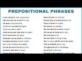 Understanding Prepositional Phrases