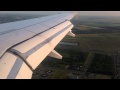 Beautiful landing in Saint-Petersburg on Airbus A319 runway 10L