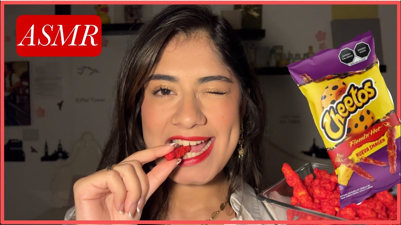 ASMR - Chismeando con Cheetos (Susurro relajante/ whisper ramble)