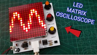 LED Matrix Oscilloscope