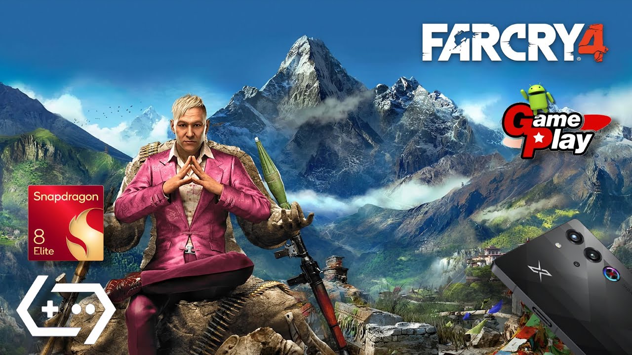 Far cry 4 (Gamehub 5.2.2) Android gameplay on Low to High Graphics preset | 