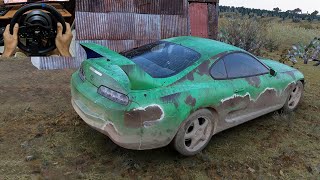 Abandoned Toyota Supra RZ MK4 | Forza Horizon 5 | Thrustmaster T300RS Gameplay