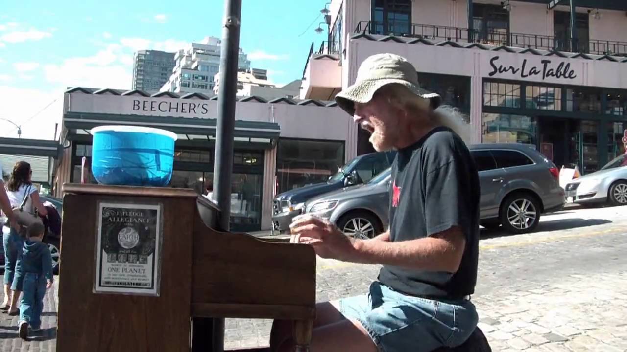 Pike Place Market Busking / Street Performance -- Video 3 HD