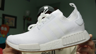 white and gum nmd