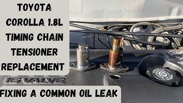 Toyota Corolla timing chain tensioner replacement