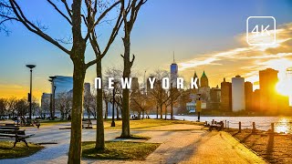 Beautiful Waterfront Walk in Manhattan | Little Island, Hudson River Park | New York Walking Tour