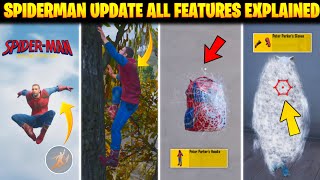🔥Finally SPIDERMAN BRAND NEW DAY 4.5 Update Is Here | PETER PARKER HOODIE | Parker's Gloves Features