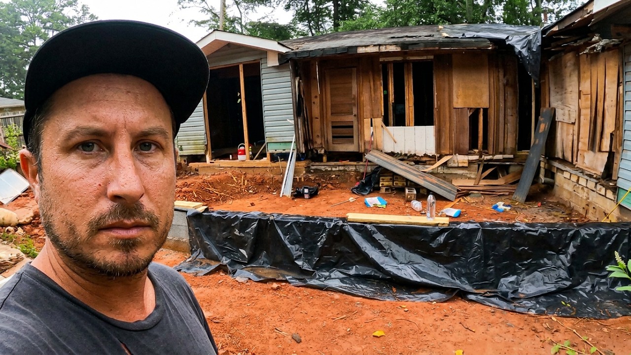 I bought an Abandoned House-  my solo rebuild hit a snag...