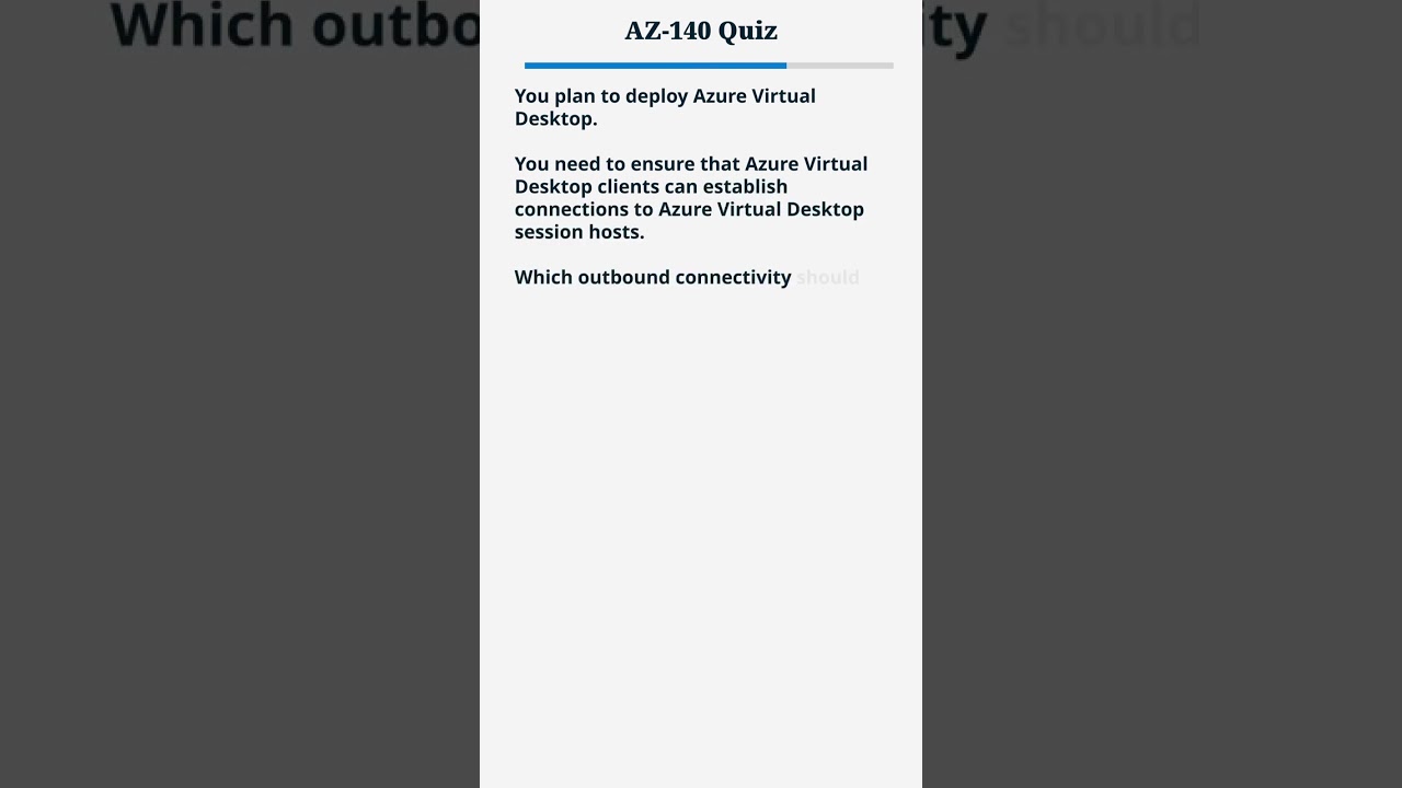 AZ-140: Can You Predict the Future of Configuring and Operating Azure Virtual Desktop Exam? #shorts