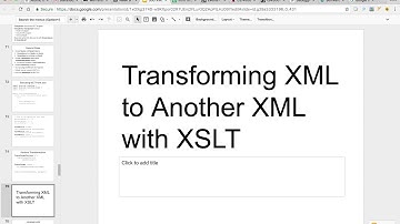 00735 Transforming XML to Another XML with XSLT and Java