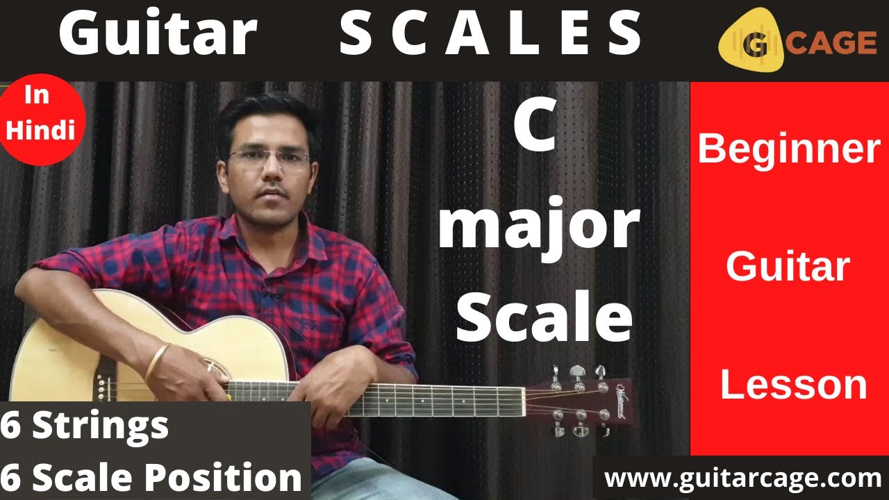 C major scale | Scale patterns on All strings - YouTube