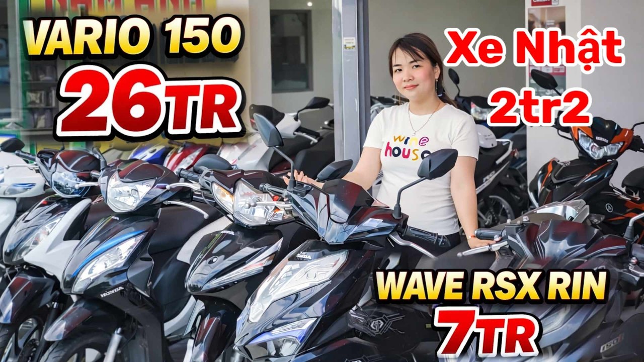Quá Rẻ! Tay Ga Nhật 2tr2, Vario 150 chỉ 26tr, Ducati 11tr5 Bao Ship AB 7tr5, Sirius Thái 7tr2