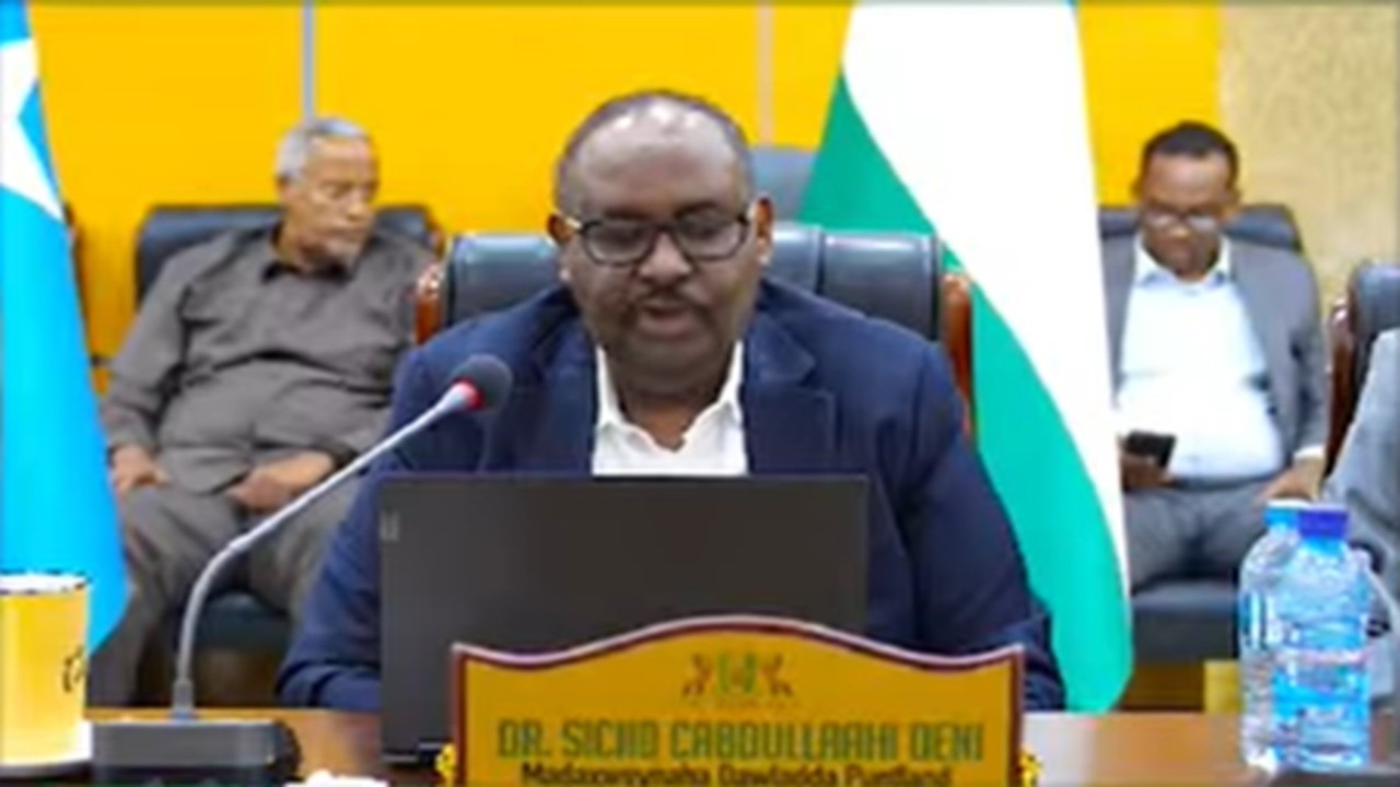 DEG DEG: MD Siciid Deni Oo Dhawaaqay inay Dowlad Cusub U Sameynayaan Soomaaliya