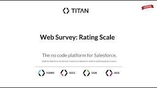 Smart Surveys for Salesforce/ Set up a Rating Scale Question in Titan! screenshot 4