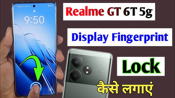 realme gt 6t in display fingerprint setting / realme gt 6t me display fingerprint lock Kaise lagaye