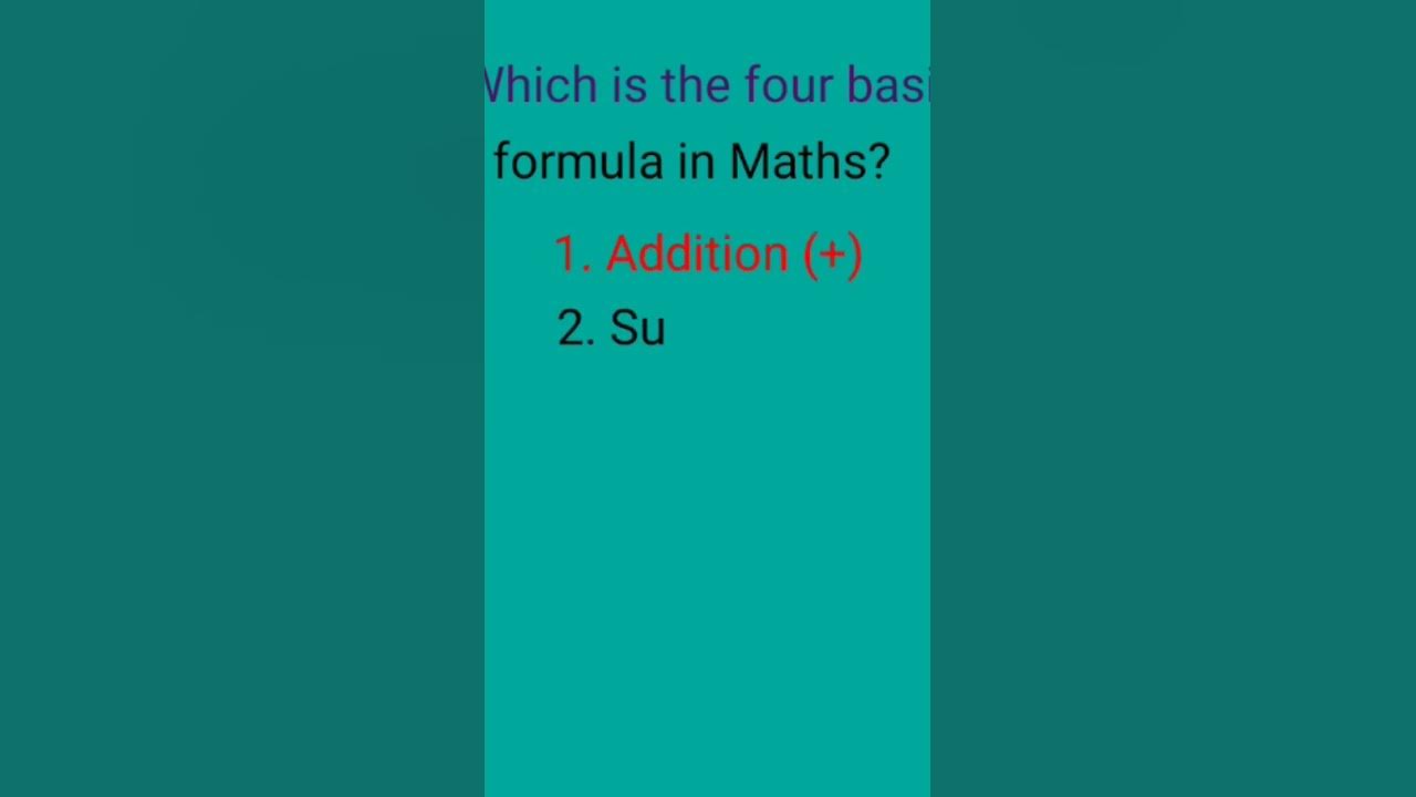 Four Basic Formula In Maths mathematics YouTube four-basic-formula-in-maths-mathematics-youtube