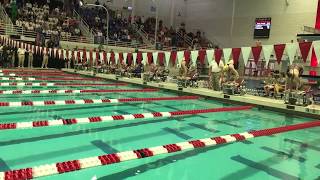 Erika Brown 100 Fly SEC record 49.85 - 2019 SEC Swimming Championships