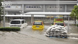 25年最強！燕子颱風淹關西機場