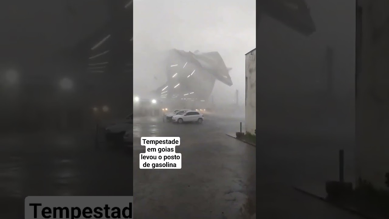 TEMPESTADE LEVOU O POSTO 😢#chuva #posto #ITAPACI #LEVOU#ventania #perigos #chuvas