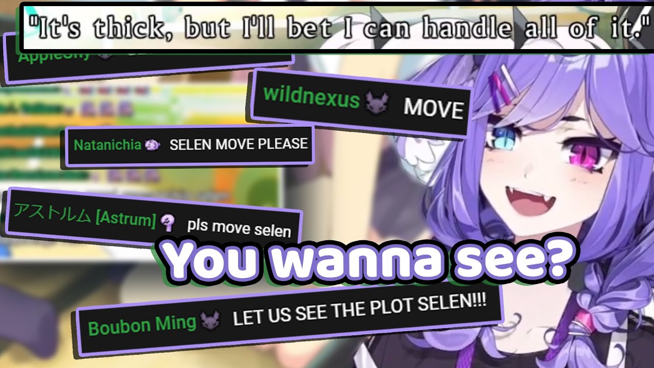 Selen you're blocking the fanservice!