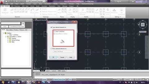 08- AutoCAD Structural Detailing Formwork - Options Available in the Menu