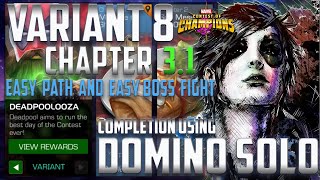 VARIANT 8.3.1 EASY SOLO using DOMINO with Synergies | EASY PATH & BOSS | Marvel Contest Of Champions