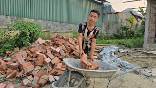 Poor boy - Applying for a job as a construction worker to make a living, making a living alone.