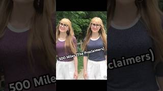 500 Miles (The Proclaimers) 💙💜🤓🤓#500Miles #theproclaimers #scottish #harptwins #electricharp