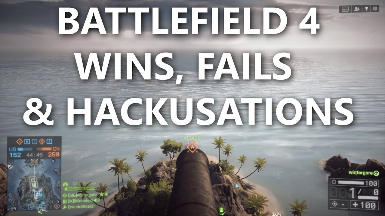 Battlefield 4 Funny Moments Wins, Fails and Hackusations