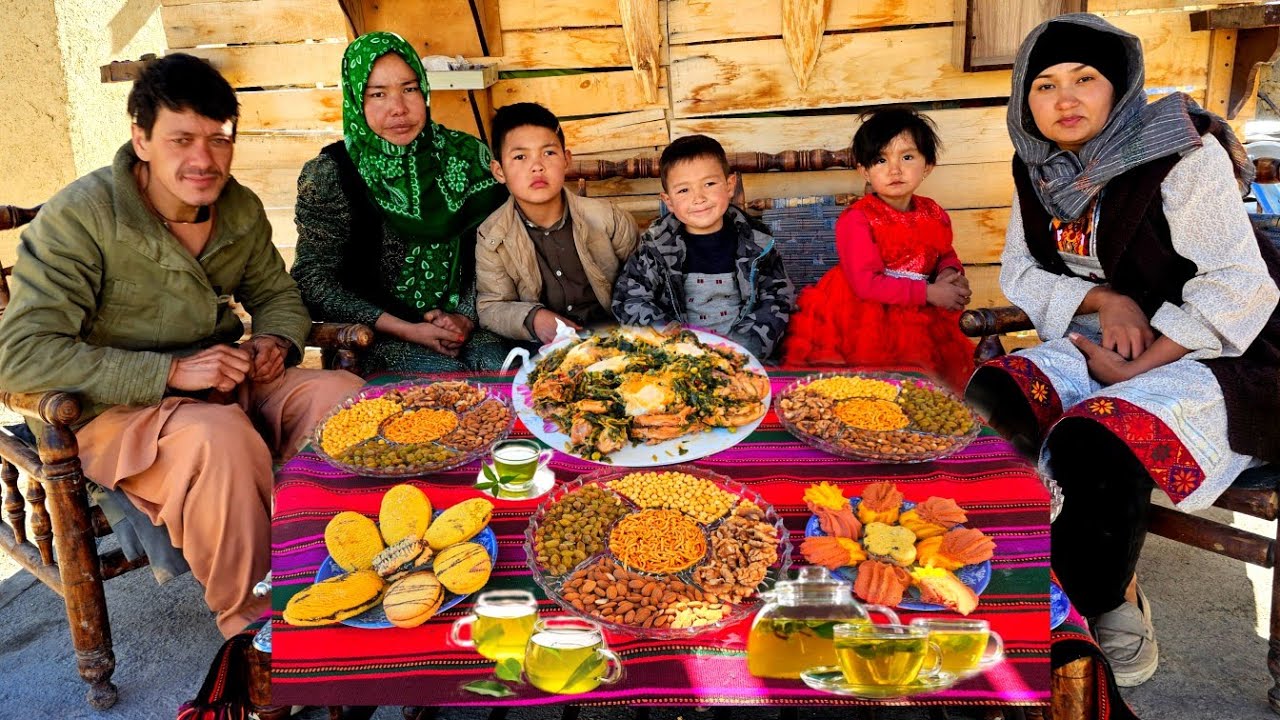 Eid's Embrace: A Young Mother's Celebration of Eid al-Fitr in an Afghan Village.